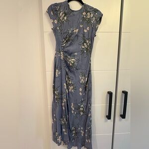 Reformation Blue Floral Maxi Dress Size 8